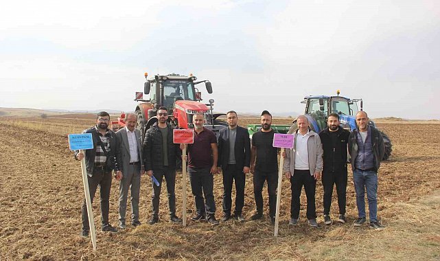 Sivas'ta 5 farklı ekmeklik buğday, pilot bölgede toprakla buluşturuldu