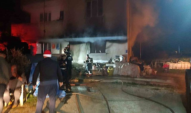 Sobadan çıkan yangında 1 kişi yaralandı