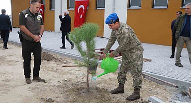 Söke'de "Yeşil Vatan" için fidanlar toprakla buluştu