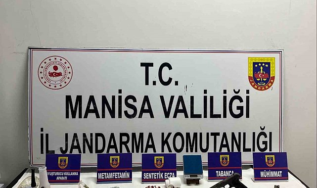 Soma'da jandarmadan uyuşturucu operasyonu