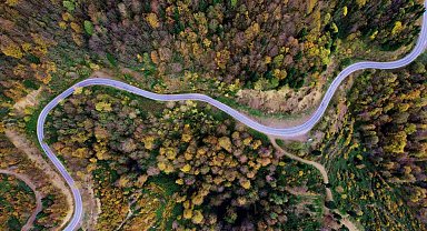 Sonbaharın renkleri Çam Dağı'nı baştan sona sardı