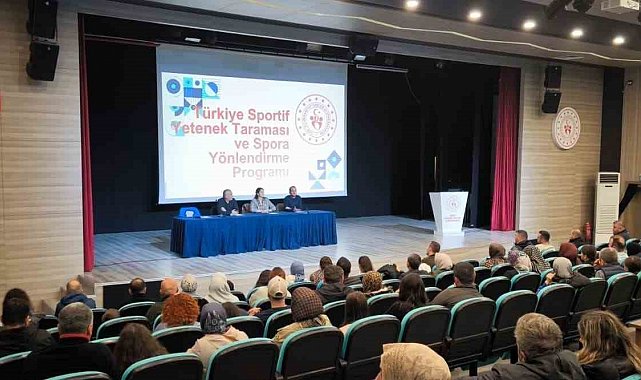 Sportif yetenek taraması öğrencileri için veli toplantısı gerçekleştirildi