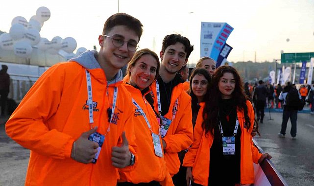 SUBÜ öğrencileri İstanbul Maratonu'nda görev aldı