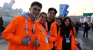 SUBÜ öğrencileri İstanbul Maratonu'nda görev aldı