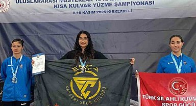 Sudenas Çakmak, 3 kez Türkiye rekoru kırdı