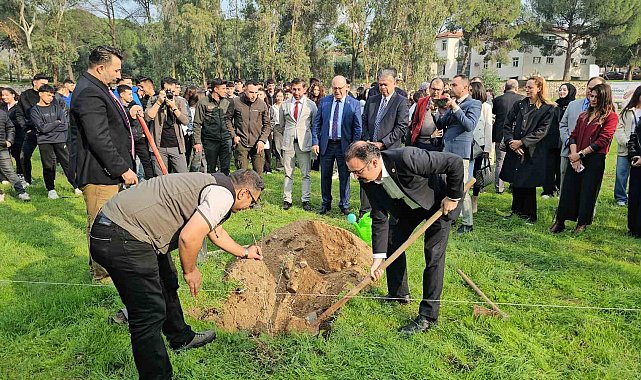 Sultanhisar'da fidanlar toprakla buluştu