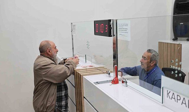 Talas Belediyesi'nde vergi mesaisi