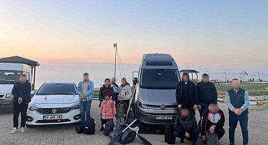 Tekirdağ'da 20 düzensiz göçmen yakalandı