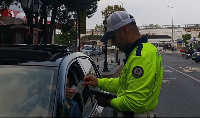 Tekirdağ'da muayenesiz ve cam filmli araçlara ceza