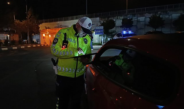 Tekirdağ'da trafik denetimi: 80 Araç kontrol edildi, 5 sürücüye ceza yazıldı