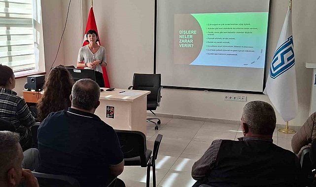 Toplumsal farkındalık için diş sağlığı eğitimi verildi