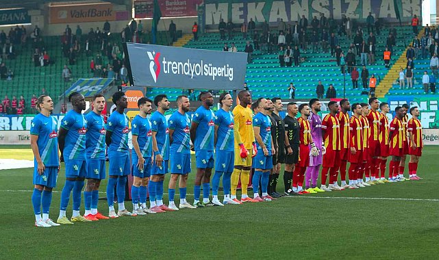 Trendyol Süper Lig: Çaykur Rizespor: 0 - Kayserispor: 0