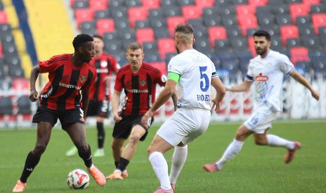 Trendyol Süper Lig: Gaziantep FK: 1 - Çaykur Rizespor: 1