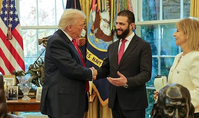 Trump ile Suriye Devlet Başkanı eş-Şara arasında esprili sohbet