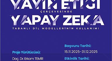 TÜBİTAK desteğiyle "yayın etiği ve yapay zeka" bu eğitimde ele alınacak