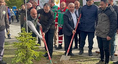 Tunçbilek'te Milli Ağaçlandırma seferberliğine katkı