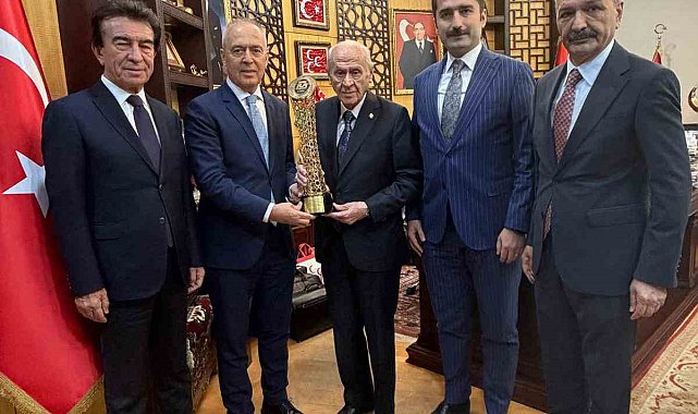 Türkiye Bisiklet Federasyonu'ndan MHP Genel Başkanı Devlet Bahçeli'ye ziyaret