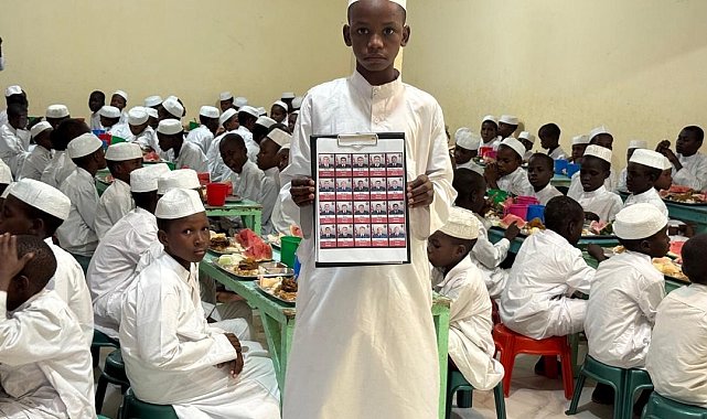 UKABDER'den şehitler için anlamlı anma programı: Çad'da yetimlere yemek ikram edildi, dualar edildi