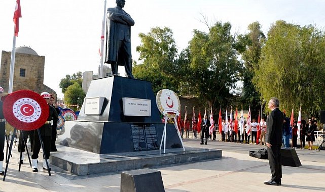 Ulu Önder Atatürk, vefatının 87. yıldönümünde KKTC'de anıldı