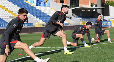 Ümit Milli Futbol Takımı, Ukrayna maçı hazırlıklarını tamamladı