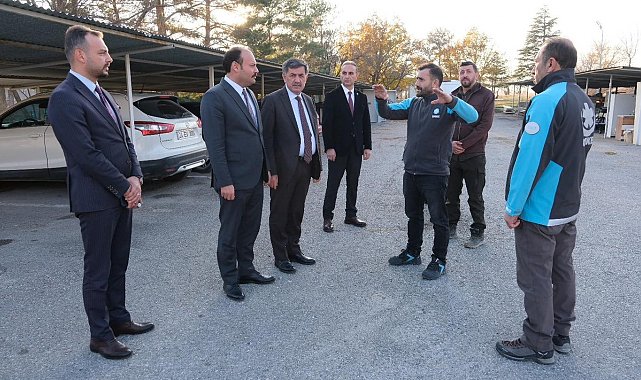 UMKE'nin kahramanlarına Başkan Aksun'dan destek