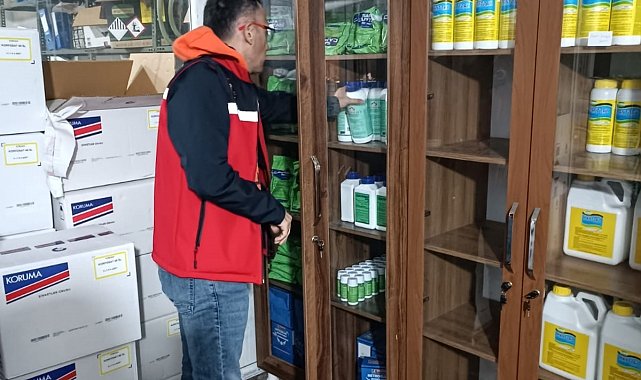 Uşak'ta bitki koruma ürünü denetimleri sürüyor