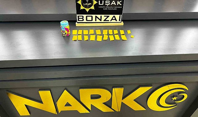 Uşak'ta çok sayıda uyuşturucu madde ele geçirildi