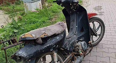 Uzunköprü'de plakasız motosiklet sürücüsüne 20 bin 844 lira ceza