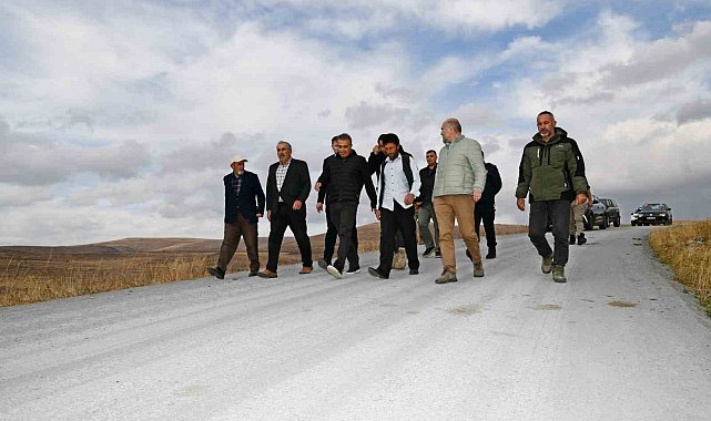 Vali Çiçek, köy yollarını denetledi
