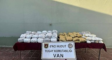 Van sınır hattında 109 kilogram uyuşturucu ele geçirildi