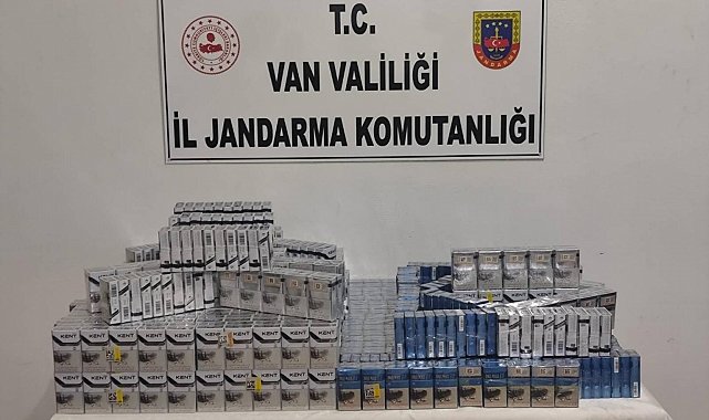 Van'da 2 bin 192 paket kaçak sigara ele geçirildi