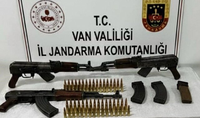 Van'da 3 adet uzun namlulu silah ele geçirildi