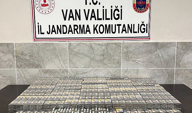 Van'da 3 bin 75 paket kaçak sigara ele geçirildi