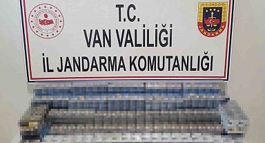 Van'da bin 314 paket kaçak sigara ele geçirildi