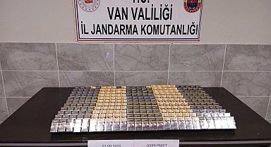 Van'da kaçak sigara ve malzeme ele geçirildi