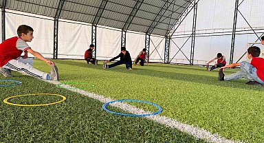 Varto'da futbol kursu sürüyor