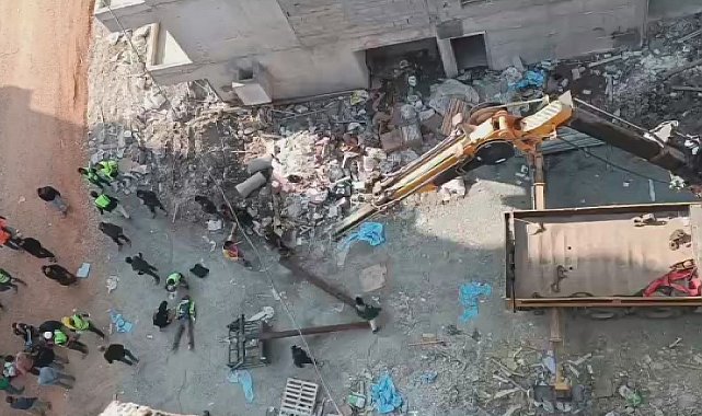 Vincin kırılmasıyla 2 işçi 25 metreden yere çakıldı