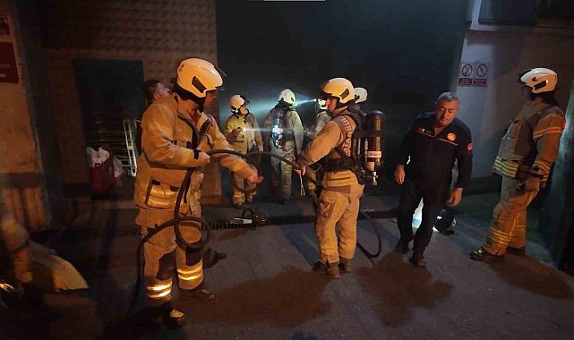 Yanık kokusu gelmesi üzerine yapılan ihbar, muhtemel bir faciayı önledi