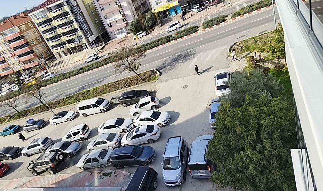 Yemin töreni öncesi Bilecik'te park karmaşası