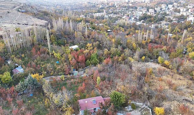 Yeşilyurt'ta sonbaharda kartpostallık görüntüler ortaya çıktı