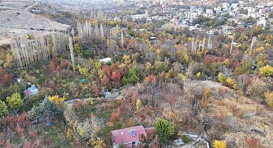 Yeşilyurt'ta sonbaharda kartpostallık görüntüler ortaya çıktı