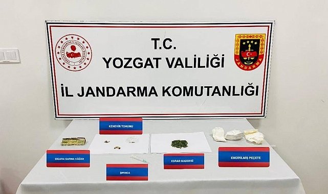 Yozgat'ta uyuşturucu madde kullanan şahıslar yakalandı