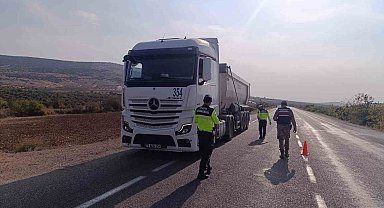 Yük taşıyan araçlara sıkı denetim