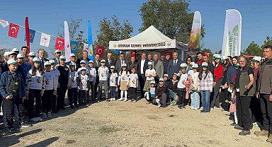 Zonguldak'ta fidan diktiler