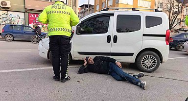 5 dakikada önce taburcu oldu kazada yaralandı