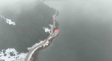 Abant Gölü Milli Parkı'nın kuş bakışı güzelliği