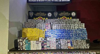 Adana'da 16 bin paket kaçak sigara ele geçirildi