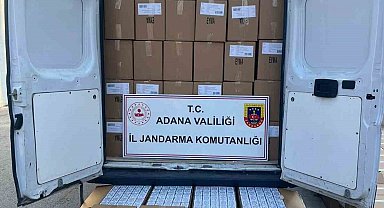 Adana'da 2 milyon 270 bin adet kaçak makaron ele geçirildi