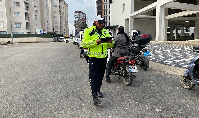 Adana'da motosiklet denetimi: 623 bin TL ceza kesildi