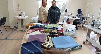 ADEM kursiyerlerine malzeme desteği